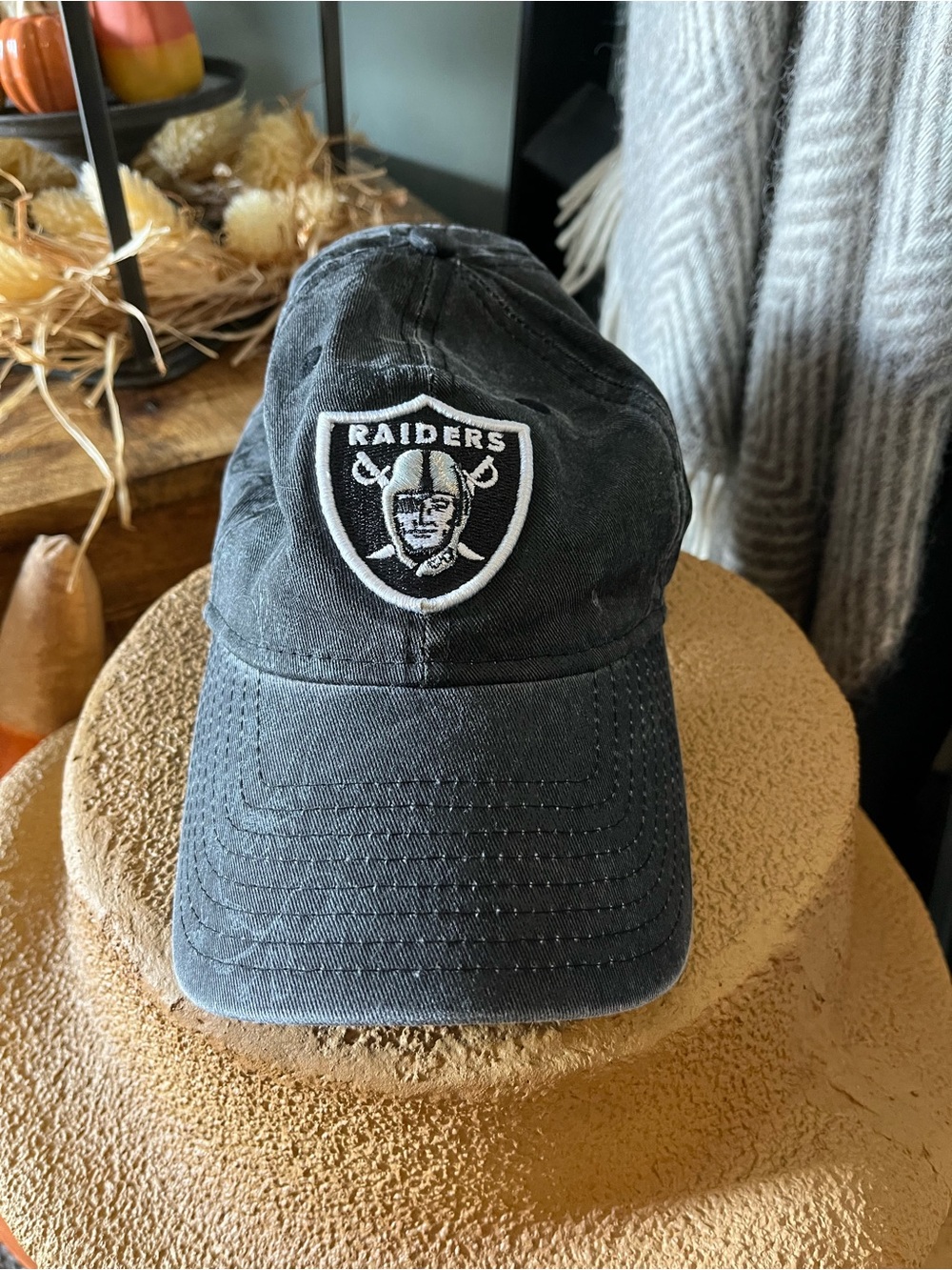 New Era Kids Black Raiders Baseball Cap